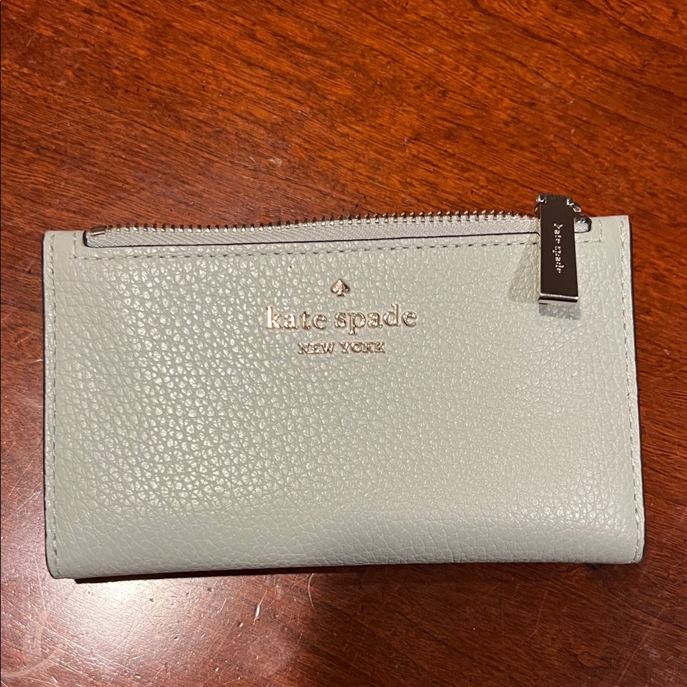 Kate Spade Mint Green Textured Wallet